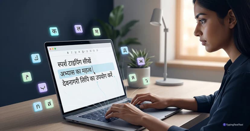 A diverse collection of international keyboards with characters from Arabic, Hindi, Russian, and Khmer scripts, highlighting the home row anchor keys.
